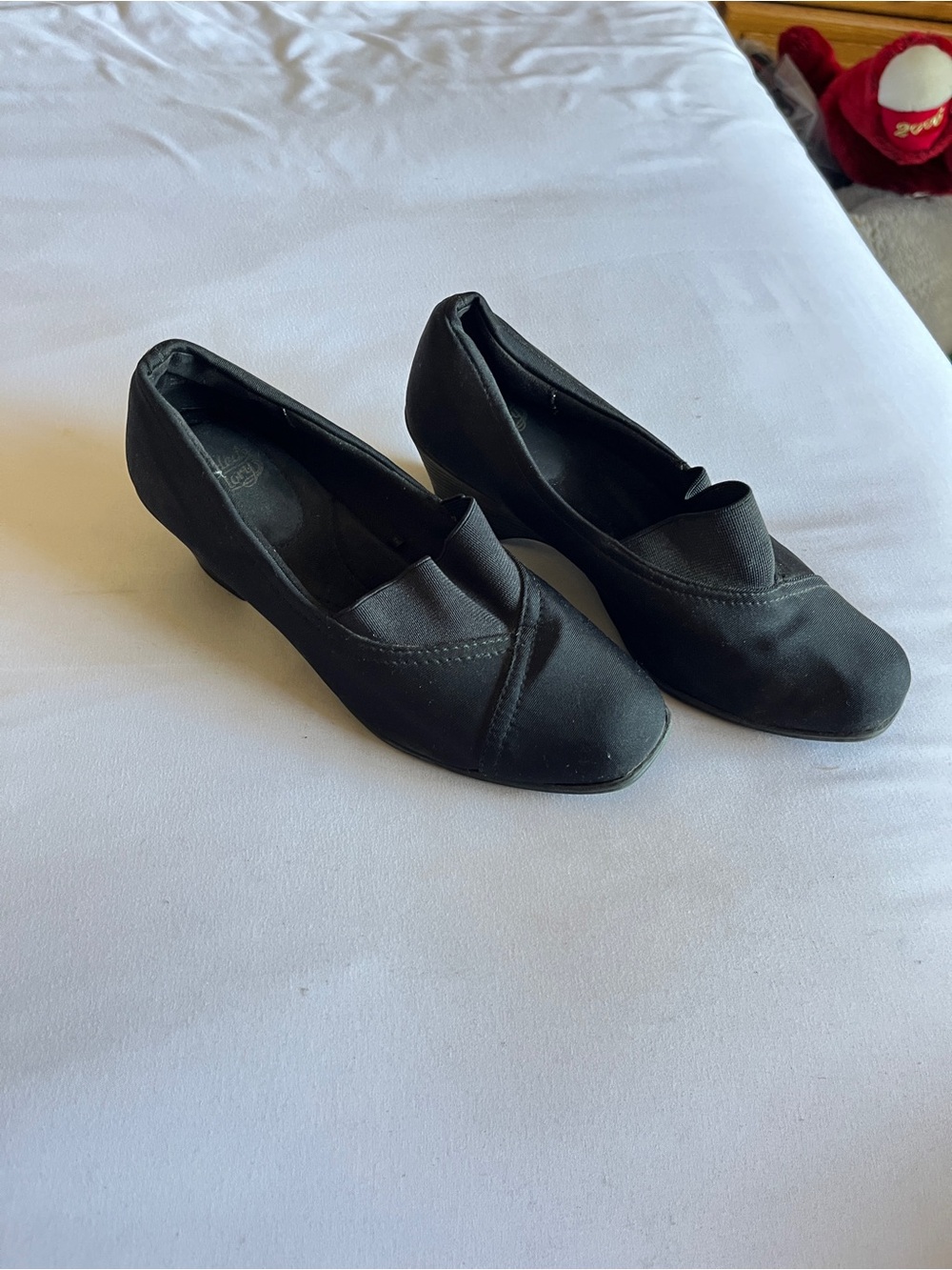 Faded Glory Black Women's Slip-On Heels